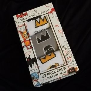 Jean-Michel Basquiat Men's Crew Socks